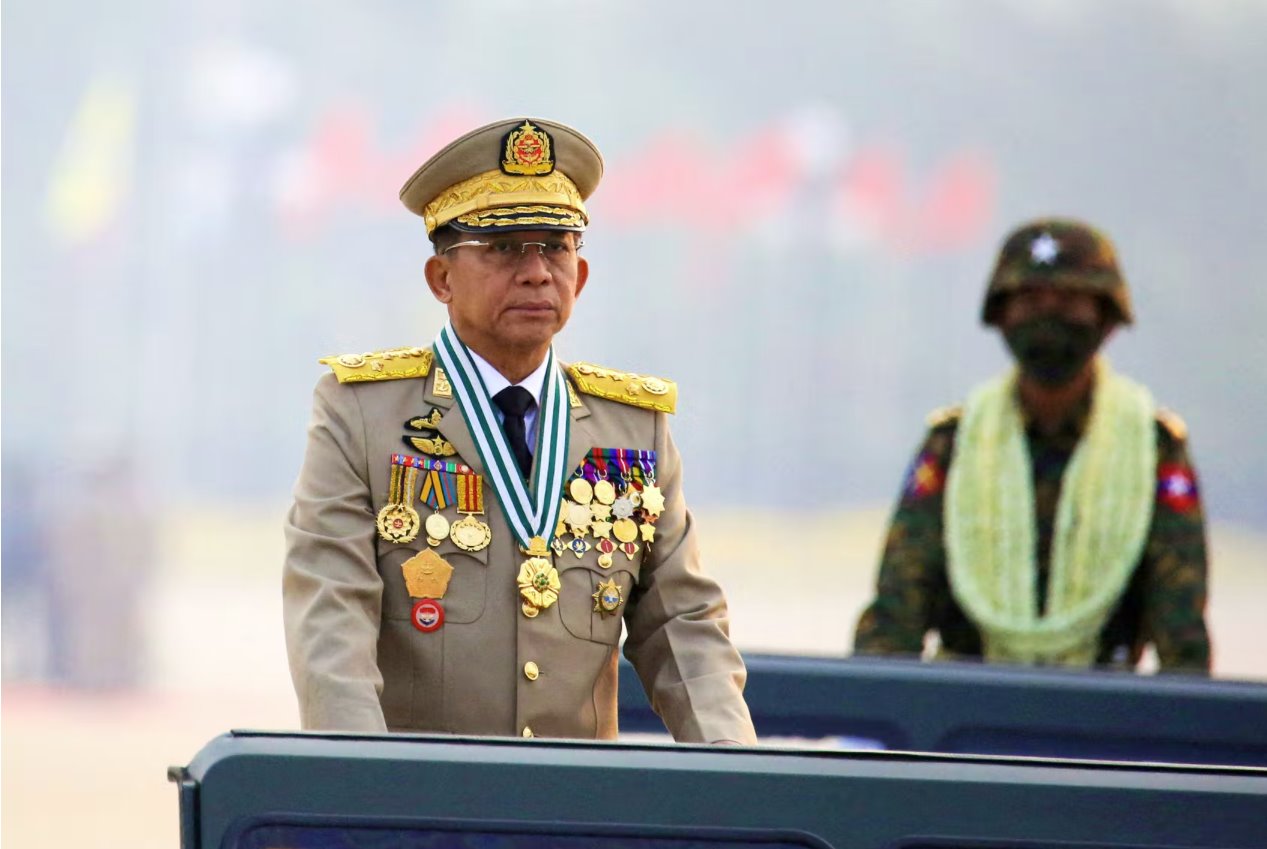 緬甸軍政府首腦稱軍方不與反對派&ldquo;恐怖分子&rdquo;談判