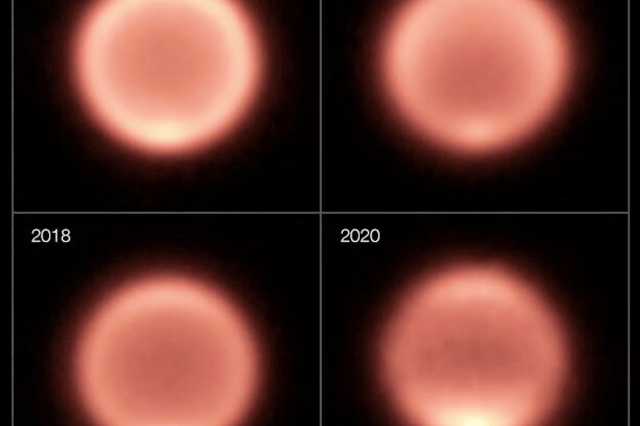 科學家發(fā)現(xiàn)海王星上的氣溫越來越低