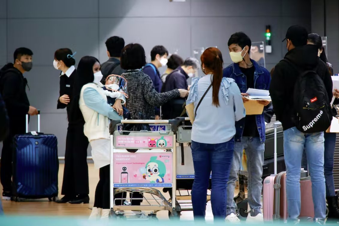 韓國將結(jié)束國際入境旅客的出發(fā)前新冠核酸檢測(cè)要求
