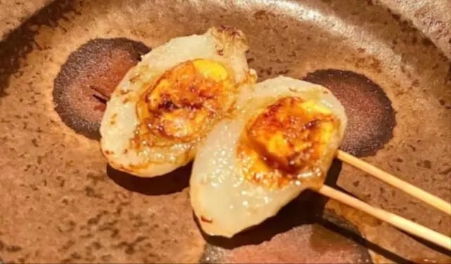 上海一日料店烤2個(gè)鴿子蛋標(biāo)價(jià)50元