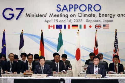 G7部長同意削減天然氣消耗并加快可再生能源發(fā)展