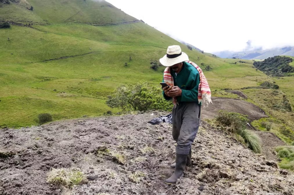 生活在哥倫比亞火山附近的一些人不愿撤離