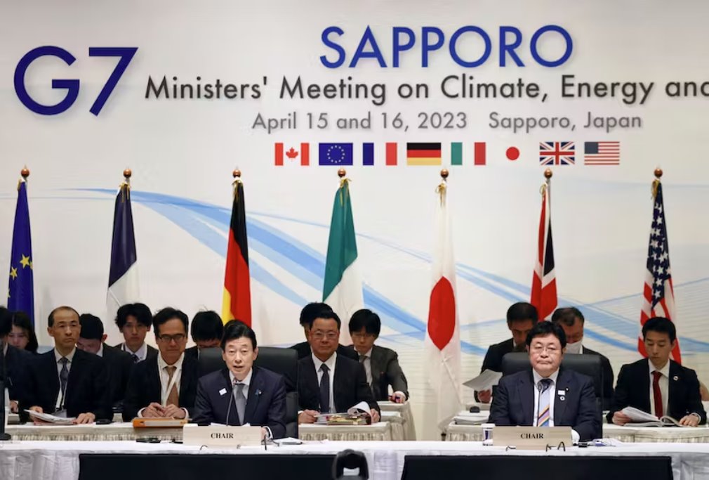 G7部長同意削減天然氣消耗并加快可再生能源發(fā)展