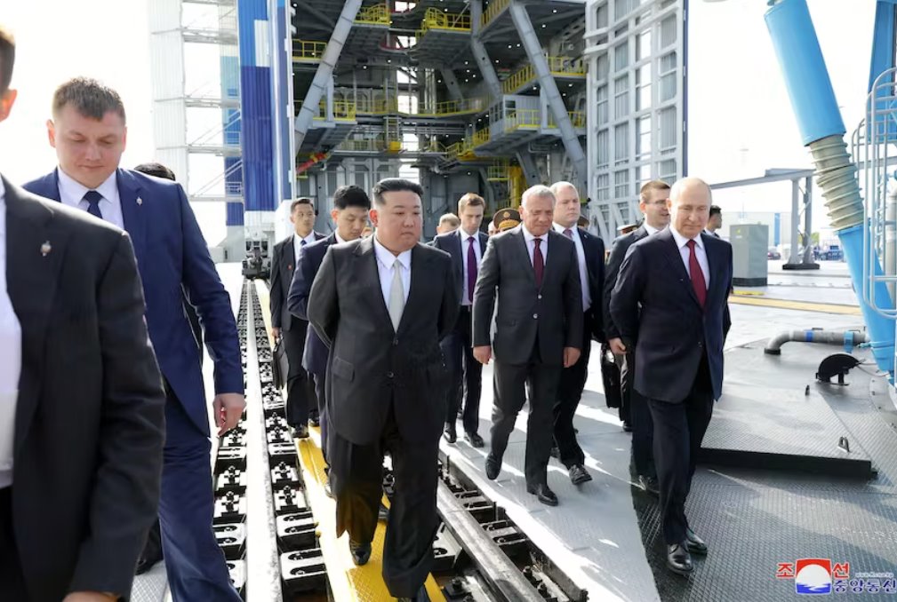 金正恩訪問俄羅斯遠東小鎮(zhèn)的航空工廠