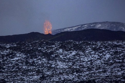 冰島下調(diào)火山威脅級(jí)別