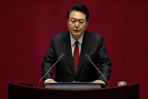 韓國尹錫烈對執(zhí)政兩年后的失誤承擔責任
