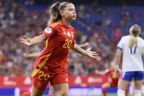 歐洲女子國(guó)家聯(lián)賽甲級(jí)聯(lián)賽西班牙2-1英格蘭