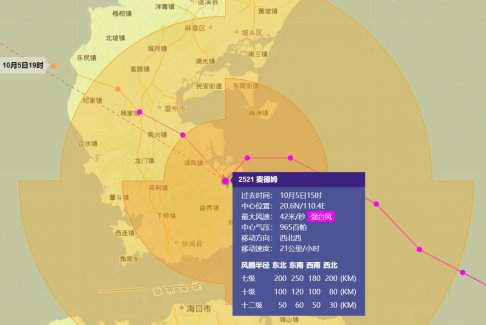 臺風麥德姆登陸廣東 最大風力14級