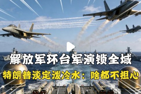 特朗普稱不擔(dān)心解放軍繞臺軍演