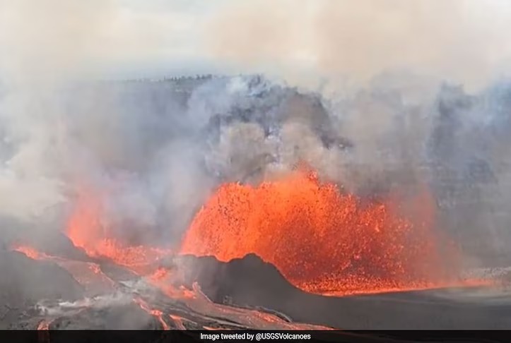 夏威夷基拉韋厄火山爆發(fā)